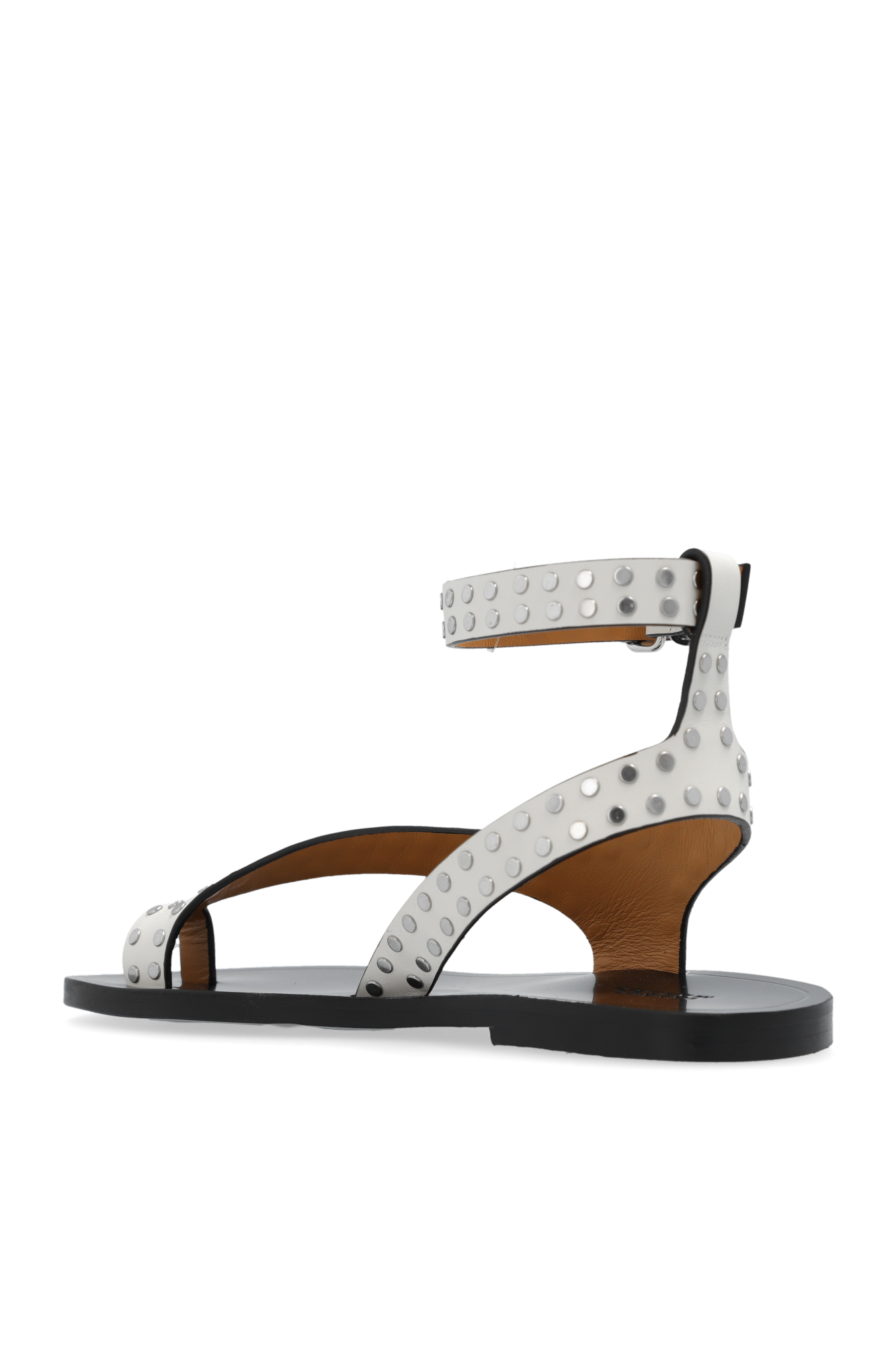 ISABEL MARANT★W'S JOHEL S/S T - TS0004FA A1N10E 01BK 114342 Isabel Marant Jools Leather Sandals | italist
